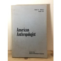 American Anthropologist - Volume 74, Nr. 5, October 1972