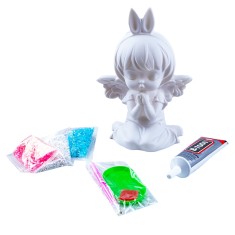 Set creativ: Figurina - Pusculita cu diamante, 18 cm foto