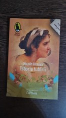 ISTORIA IUBIRII , NICOLE KRAUSS foto