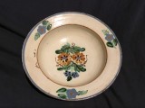 Arta / Traditie - Farfurie veche taraneasca cu flori realizata in Transilvania !