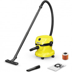 Aspirator umed-uscat Karcher WD 2 Plus V-12/6/18/C, 1.628-015.0, Aspirare umeda si uscata, rezervor 12 L, furtun de 1.8 L, 1000 W, functie de suflare,