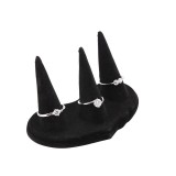 Cumpara ieftin Expozitor Inel Catifea Neagra, 4.5cm - Suport Bijuterii Elegant Magazin/Artizan