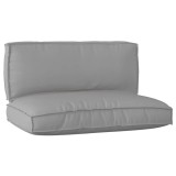 Set de perne pentru palete 2 bucăți Gri Material Oxford