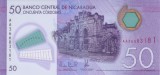 Bancnota Nicaragua 50 Cordobas 2021 - P211 UNC ( polimer - vezi descriere )