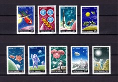 ✅RO 1972 LP 814 &quot; Incheierea programului Apollo &quot; , serie ,MNH