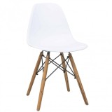 Scaun pentru bucatarie sau living max. 120kg alb Zilan ZTS8186