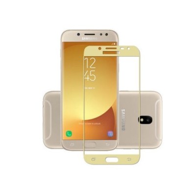 Folie sticla 3D Full compatibila cu Samsung Galaxy J3 2017-GOLD foto