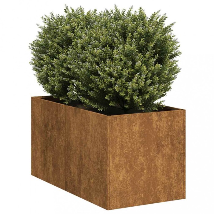 vidaXL Jardinieră Rusty 40x80x40 cm Oțel pentru intemperii
