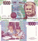ITALIA 1.000 lire 1990 UNC!!!