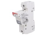 Clema Siguranțe 14x51mm pentru Șină DIN 50A Gri