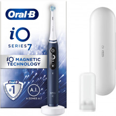 Periuta de dinti electrica Oral-B iO7 cu Tehnologie Magnetica si Micro-Vibratii, Inteligenta artificiala, Display led interactiv, Senzor de presiune S