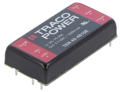 Convertor DC/DC 40W 38-75V la 3,3V 12,2A TEN 40-4810E foto