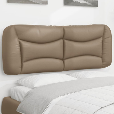 vidaXL Pernă pentru tăblie pat, cappuccino, 120 cm, piele artificială foto