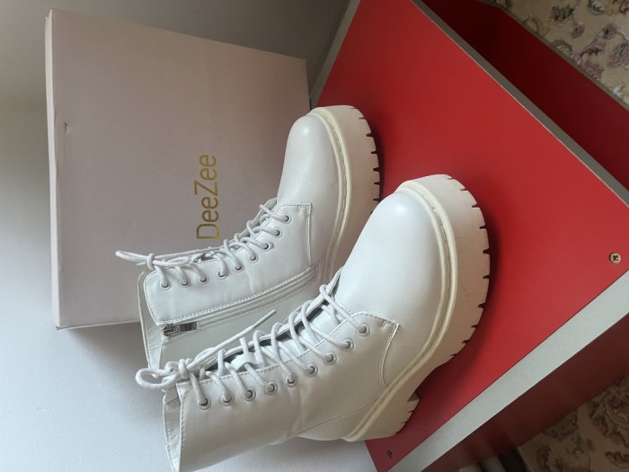 Ghete damă DeeZee alb 37