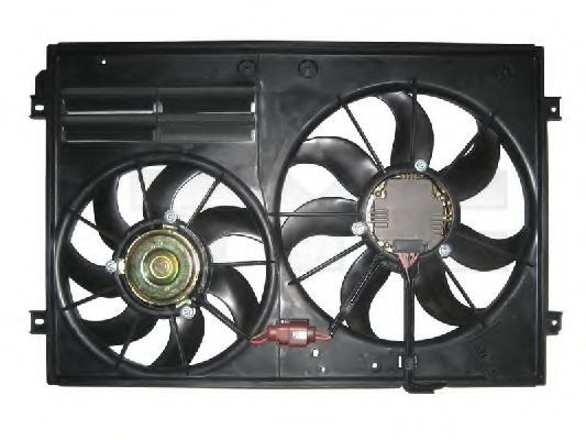 Ventilator, radiator VW PASSAT Variant (3C5) (2005 - 2011) TYC 837-0026