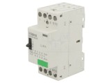 Contactor 4 poli ISKRA 25A 24V AC/DC pentru șină DIN