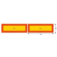 Set 2 autocolante reflectorizante Hico 565x132 mm