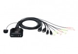 Switch KVM USB 4K HDMI 2 porturi, ATEN CS22H