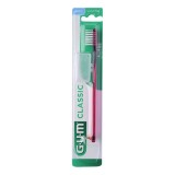 Periuță De Dinți Manuală, GUM Sunstar, Classic 407 Pink, Curățare Eficientă Dinți, Protecție Gingii, 1 buc