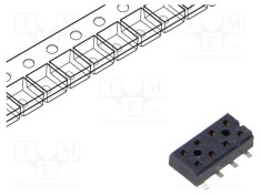 Conector PCB-PCB mamă 8 PIN 2mm SAMTEC aurit SMT 4,1A