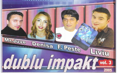 Casetă audio Dublu Impakt Vol. 3, originală foto