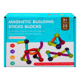 Joc constructii magnetic, 25 piese, China