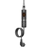 Uscător de prosoape cu cartuș de &icirc;ncălzire electrică pentru radiator cu termostat digital 800W negru