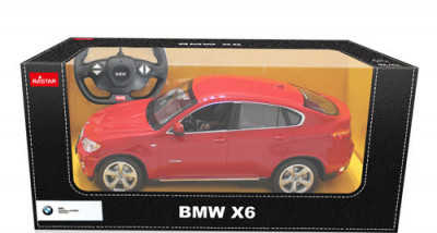 Masina cu telecomanda RASTAR 1/14 BMW X6 Rosu 31400 foto