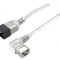 Cablu IEC C19 mamă unghiat la IEC C20 tată 1,8m 3x1,5mm2 PVC