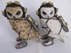 Statueta bufnita steampunk Owl Steam foto