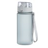 Sticla Xavax To Go cu sistem anticurgere si curea, 500 ml, albastru/gri