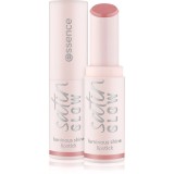 essence satin GLOW ruj cremos cu finisaj satinat culoare 02 Blushin It 3.5 g