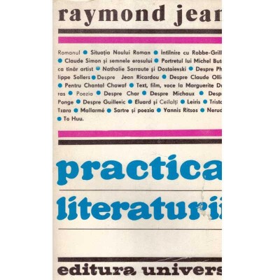Raymond Jean - Practica literaturii - 134482 foto