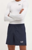 EA7 Emporio Armani pantaloni scurți de antrenament culoarea albastru marin, PNDDZ.6DPS01