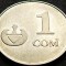 Moneda 1 SOM - REPUBLICA KYRGYZSTAN, anul 2008 *cod 98
