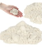 Nisip kinetic modelabil Alb pachet 1 kg