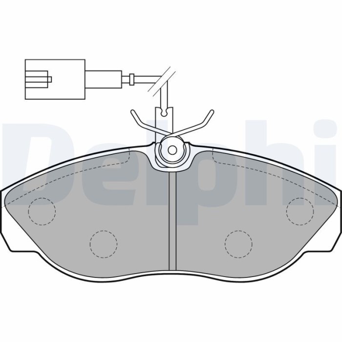DELPHI LP1748 set placute frana,frana disc