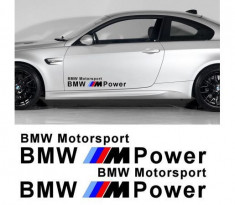 Sticker auto laterale BMW M Power (set 2 buc.) foto
