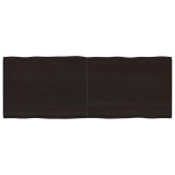 vidaXL Blat masă, 160x60x4 cm, gri, lemn stejar tratat contur organic