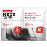 Set 2 servetele, umed si uscat pentru intretinere vizor casca Cod Produs: MX_NEW CM0006