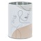 Suport metalic pentru pix, design abstract, diametru 8x10 cm