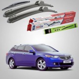 Cumpara ieftin Ștergătoare Honda Accord Gen VIII Tourer (CW) Estate 2008-2015 | Set Față și Spate Flat &ndash; TeamCar&reg;