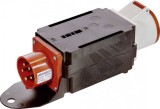 Adaptor trifazic industrial MIXO IP44 intrare 5 poli 16A iesire 5 poli 32A, As Schwabe