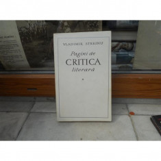 Pagini de critica literara , Vladimir Streinu , vol 1 foto