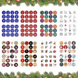 Set de 8 foi cu autocolante pentru calendar de advent Madala, hartie, multicolor, 31 x 20 cm