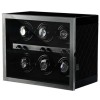 Cutie intors ceasuri automatice iUni, Luxury Watch Winder 6 Negru