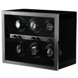 Cumpara ieftin Cutie intors ceasuri automatice iUni, Luxury Watch Winder 6 Negru