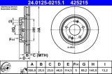 Disc frana ATE 24.0125-0215.1
