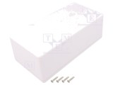 Carcasă Universală Albă ABS 85.5x170x60.5mm