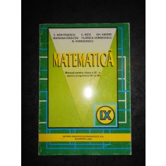 C. NASTASESCU - MATEMATICA M1 sI M2 clasa a IX-a (2002)